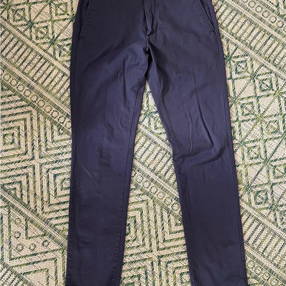 Old Navy Ultimate Slim Chino Pants Mens 30/32 Soft Blue Cotton 4 Pocket VGUC - Picture 3 of 6